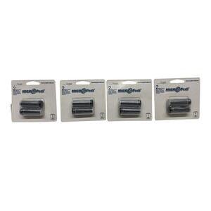 Lot of 4 Emjoi Micro-Pedi Replacement Rollers 2-Pack Super Coarse Sealed New